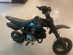 mini dirt bike 70cc self start not working condition