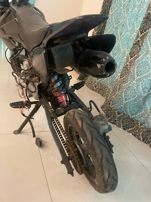 mini dirt bike 70cc self start not working condition 3