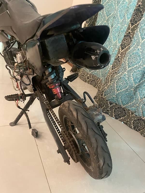 mini dirt bike 70cc self start not working condition 4