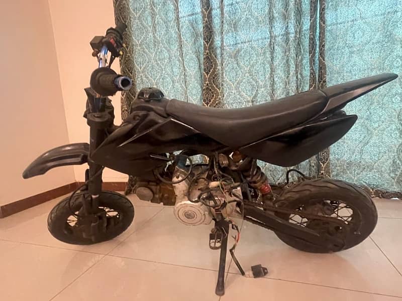 mini dirt bike 70cc self start not working condition 5