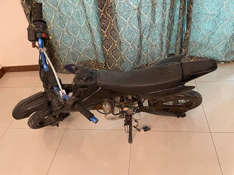 mini dirt bike 70cc self start not working condition 8