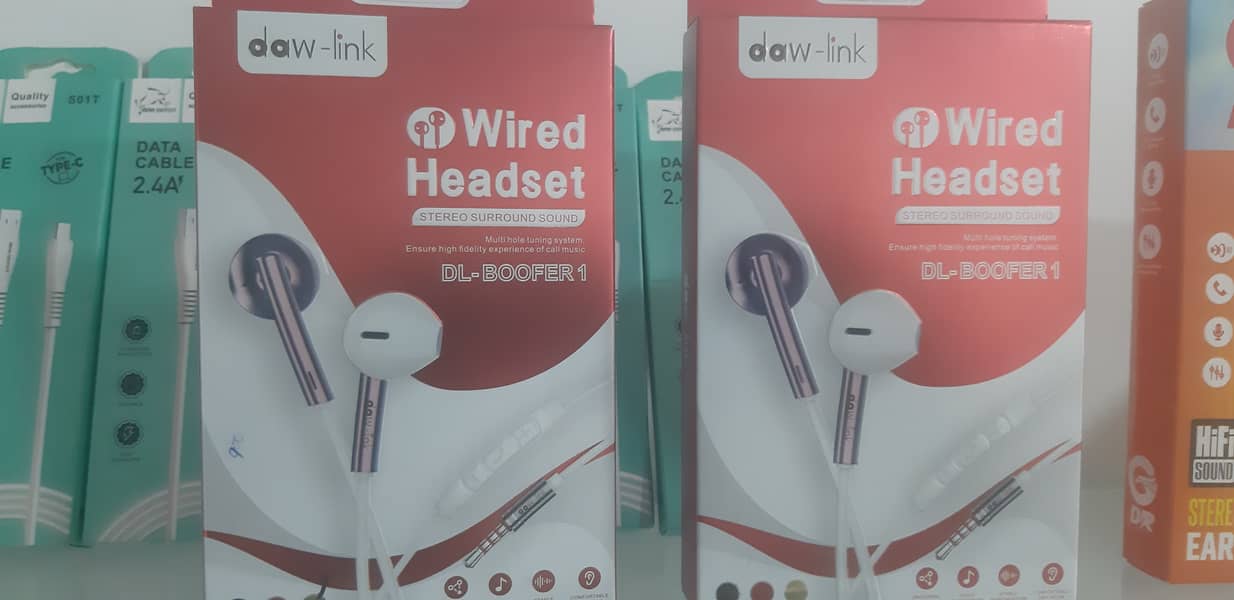 Branded earphones head phones headset 2