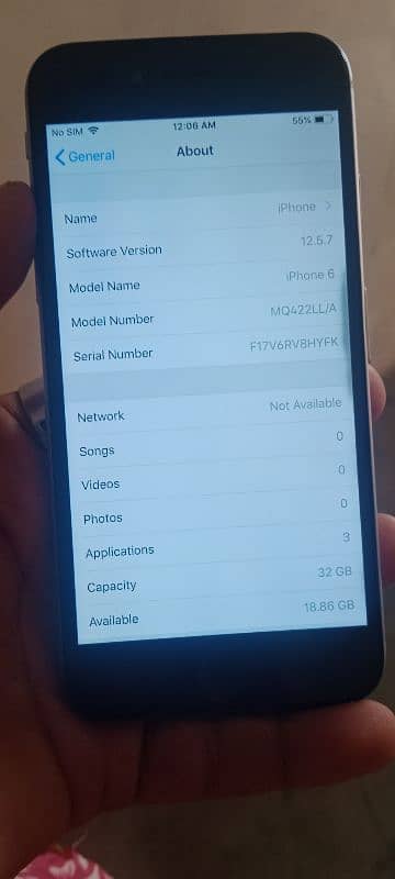 IPHONE 6 NON PTA (03202127596) Whatsapp And Call 1