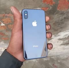 iPhone X 64 gb official pta approved with boxchrgeonly cal 03016519355