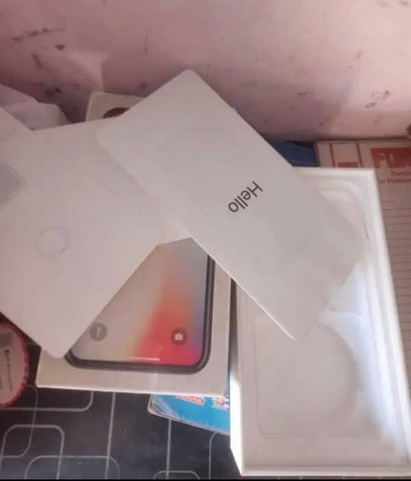 iPhone X 64 gb official pta approved with boxchrgeonly cal 03016519355 6