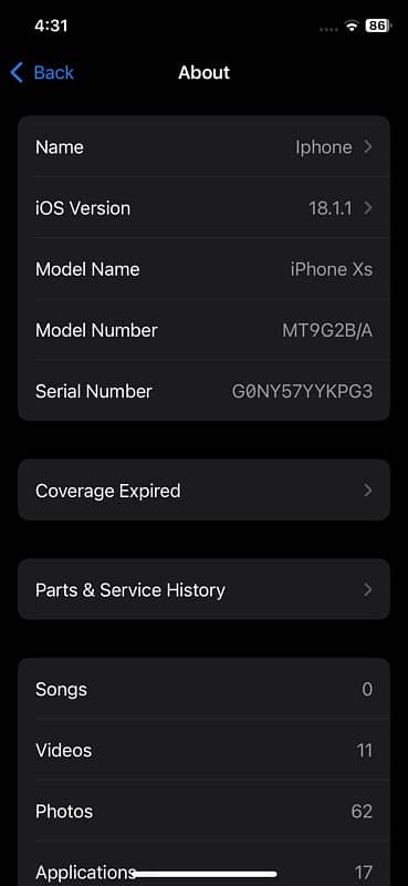 Iphone xs gold 64 gb non pta 3