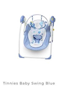 tinnies baby swing blue new condition