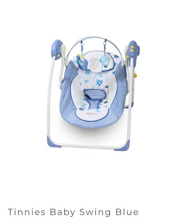 tinnies baby swing blue new condition 0