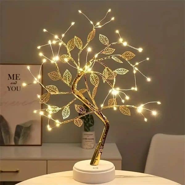 Tree Led Light Usb Table Lamp Adjustable Touch Switch 0