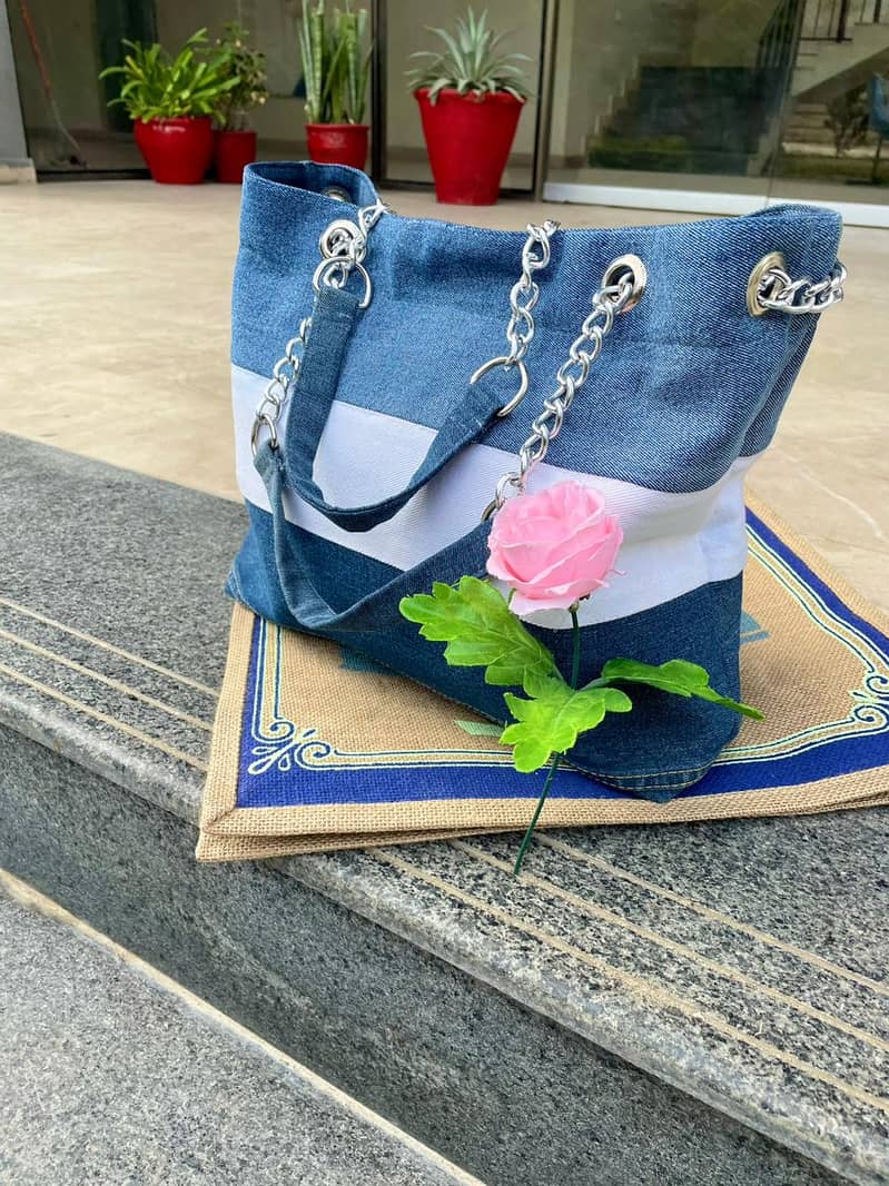 Unique Handmade Upcycled Denim Bags 0