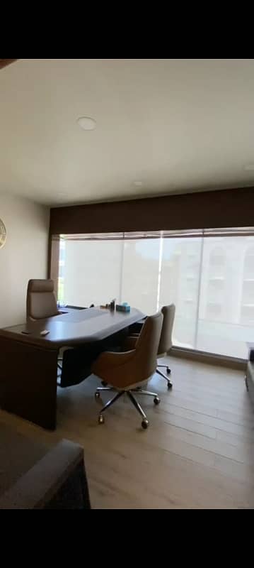 Defence DHA phase 5 badar commercial fully furnished office available for rent 8