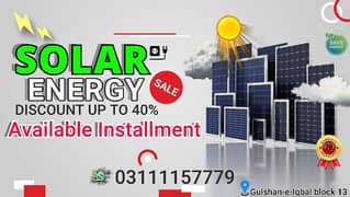 Energy Solar panels Best Price 40% off Cash On Delivery