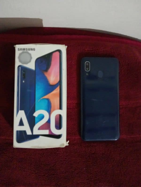 Samsung galaxy A20 mobile box 10by10 all ok no fault whatap03408735560 2