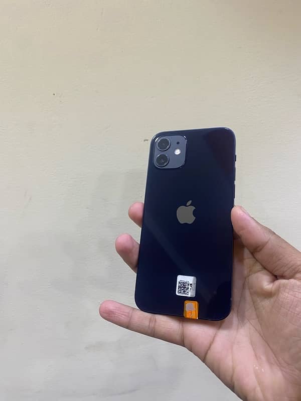 iPhone 12 64 gb jv sim 100% battery  hlth for sale 7