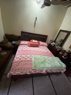 NEW WOODEN BED KING SIZE