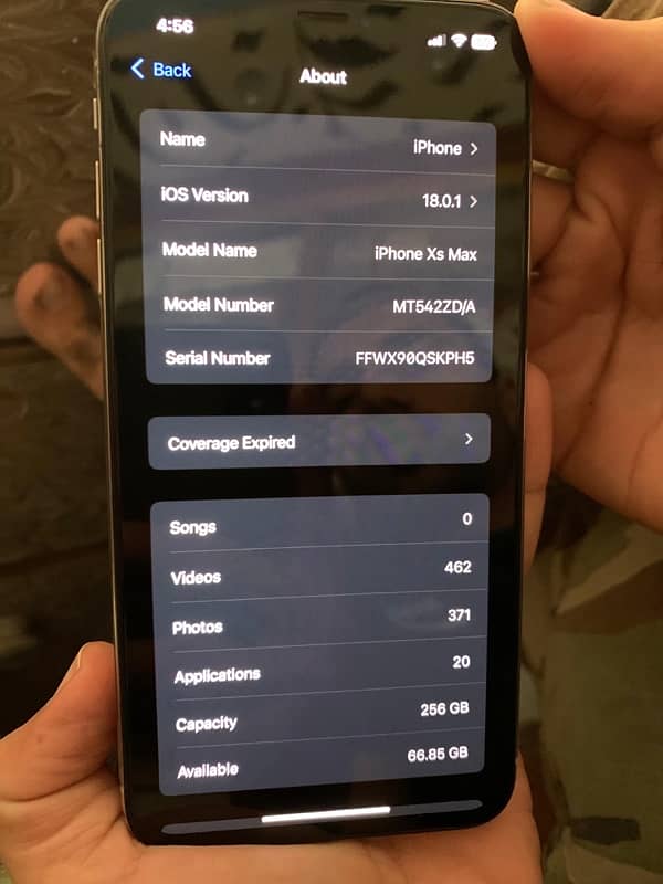 IPhone XS Max 256gb pta approved 7