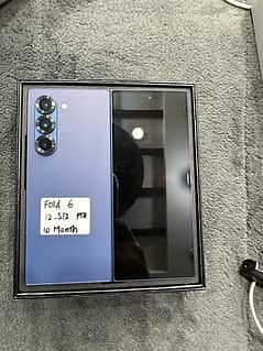 Samsung Galaxy Z Fold 6 12gb 512gb Pta approved 11 months warrenty 0