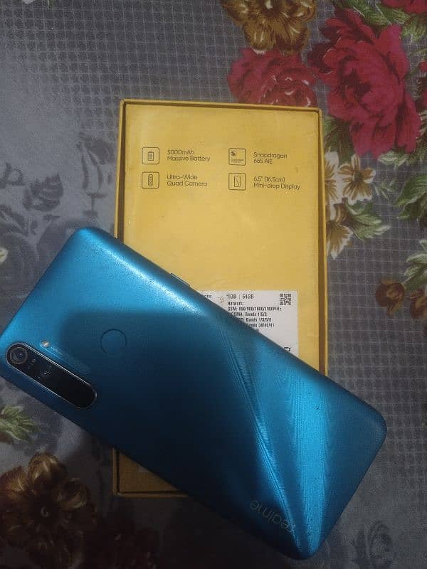 realme 5i. 4.64. . pta. . with box 0