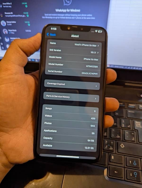 iPhone xs max Factory Unlock 3