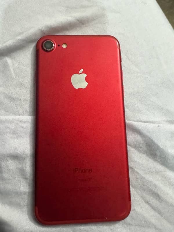 iphone 7 red colour 32gb jv 1