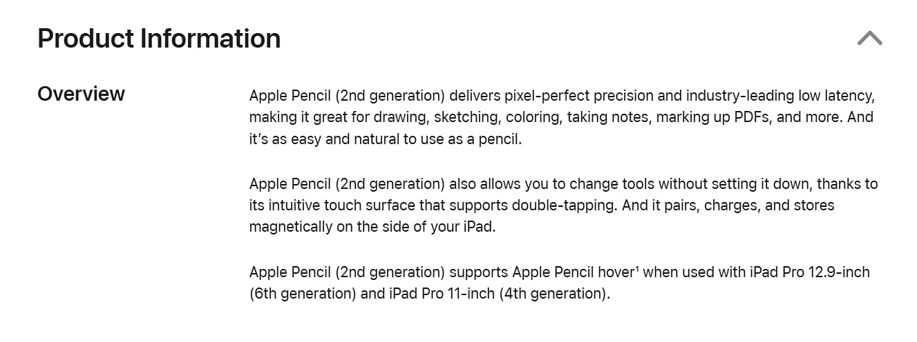 MU8F2AM/A Apple Pencil (2nd generation) ModelA2051 Brand New Box Pack 2