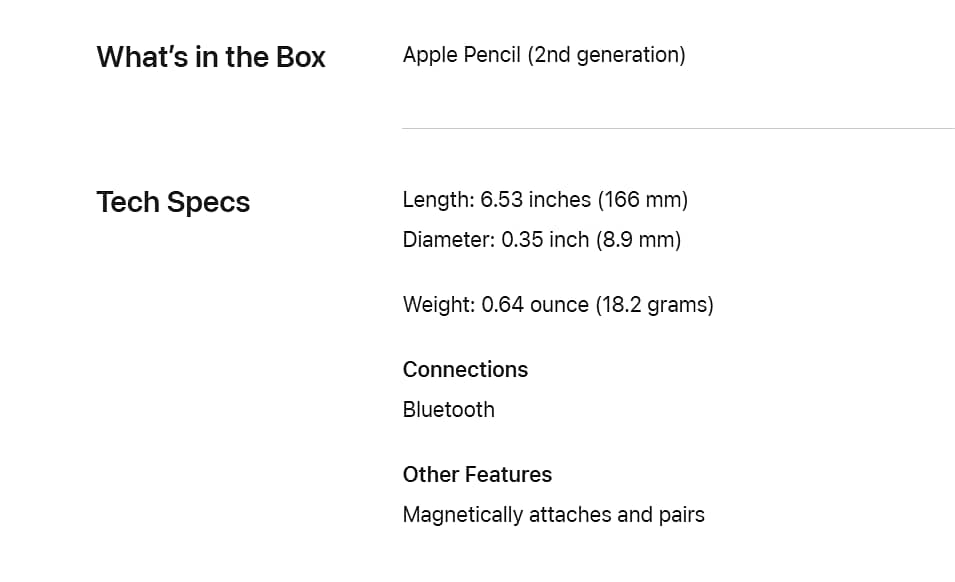 MU8F2AM/A Apple Pencil (2nd generation) ModelA2051 Brand New Box Pack 4