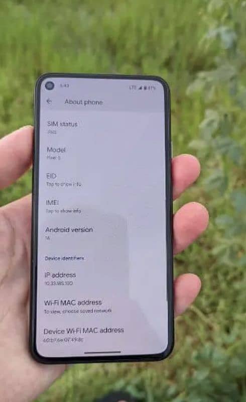 Google pixel 5 all ok 5