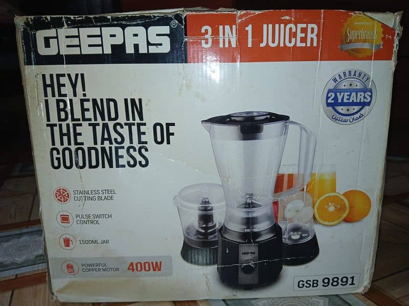 Geepas 3-in-1 Juicer KSA 0