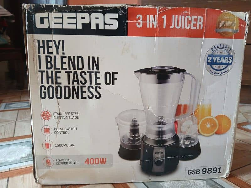 Geepas 3-in-1 Juicer KSA 2