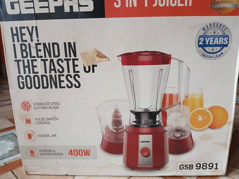 Geepas 3-in-1 Juicer KSA 5