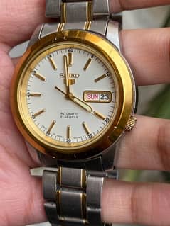 Seiko 5 two tone japan original