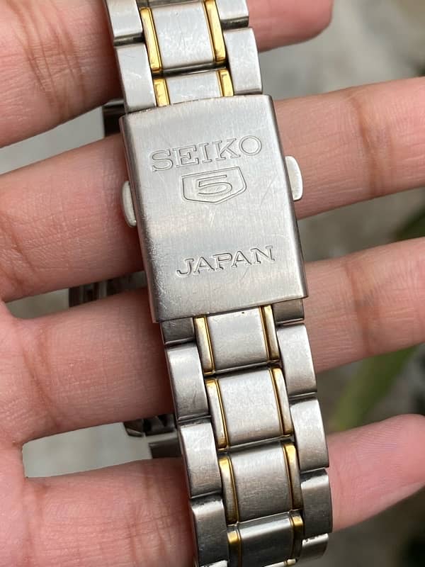 Seiko 5 two tone japan original 4