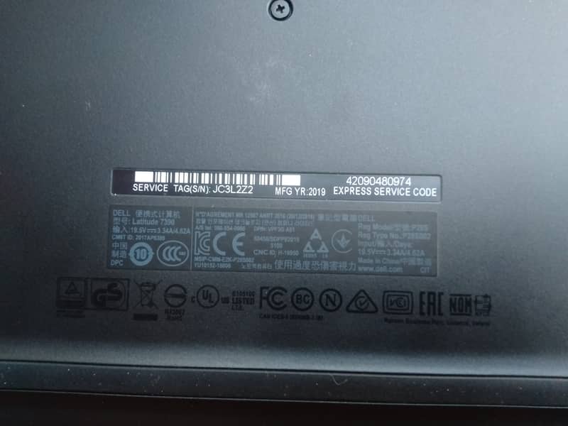 Dell Latitude 7390 Core I 5 ( 8th Generation ) with 16GB RAM 3