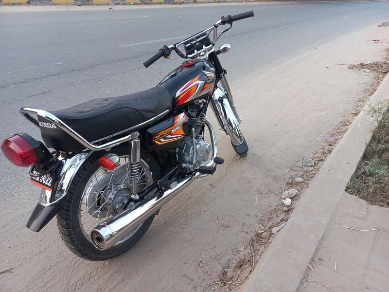 Cg honda 125 black 6