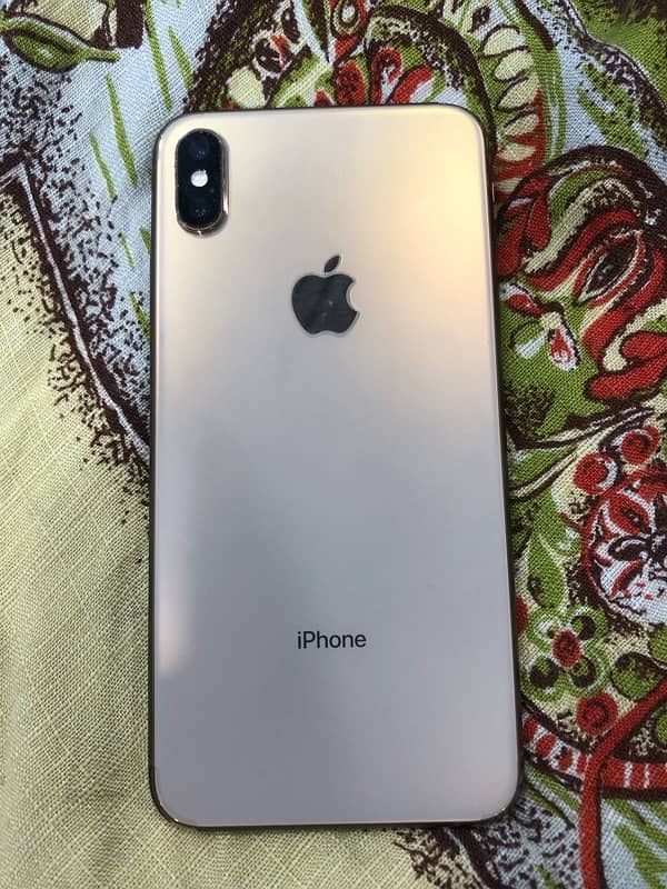 iPhone xsmax 512 gb Non pta gold colour full ok set 1