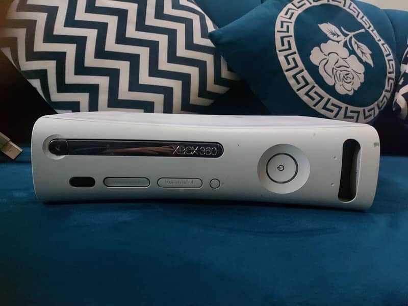 xbox 360 with 2 controllers. 1