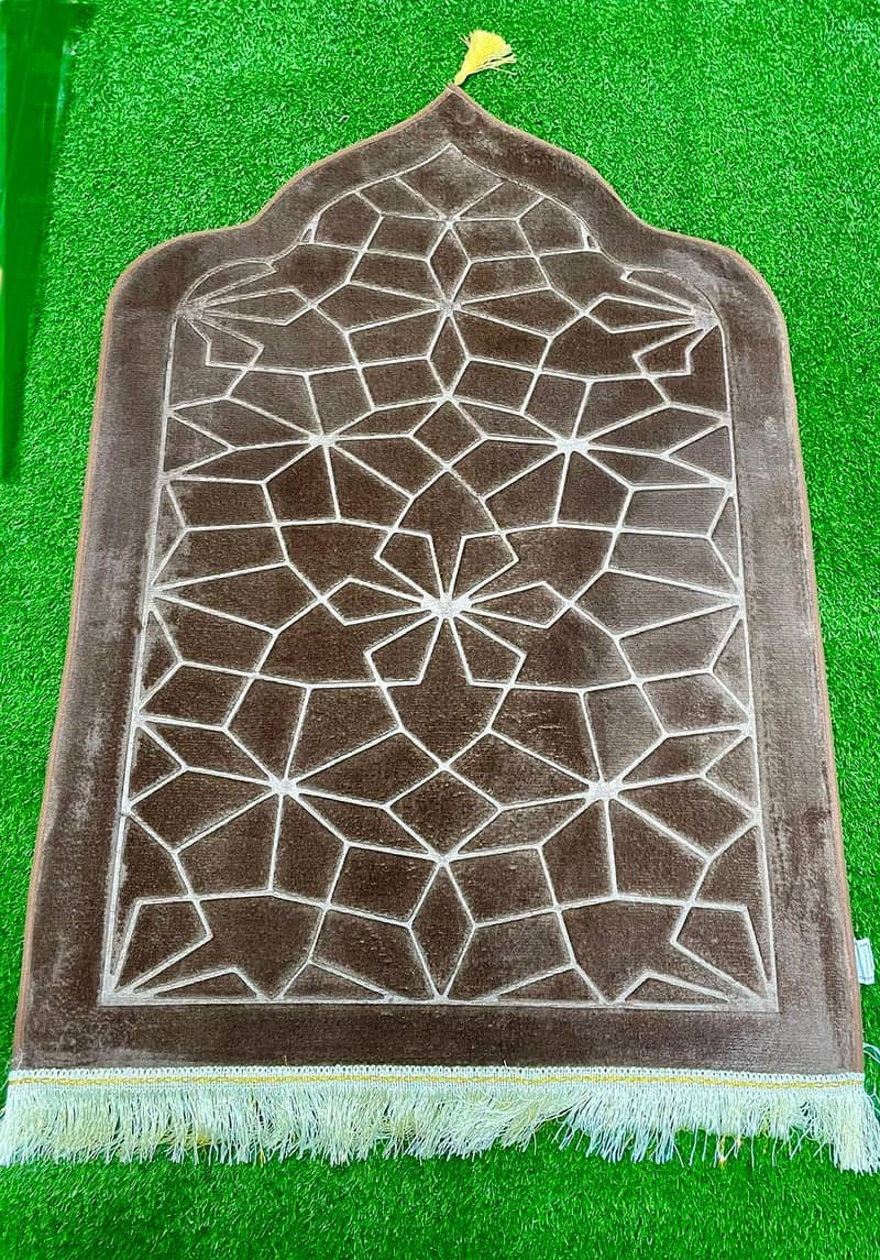 Prayer Mats / jaa e namaz / new velvet mats / prayer mats for sale 6