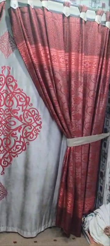 Curtains and floor mat for sale 2