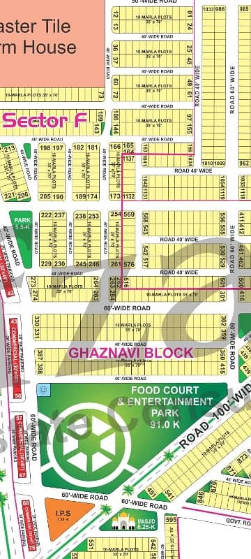 5 Marla open fam plots low price in bahria town Lahore 11