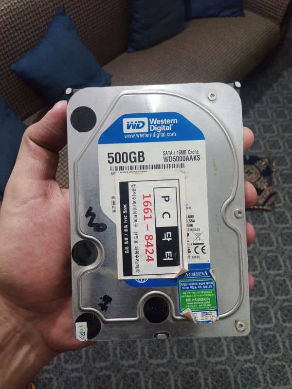 Western Digital 500 GB harddisk 0