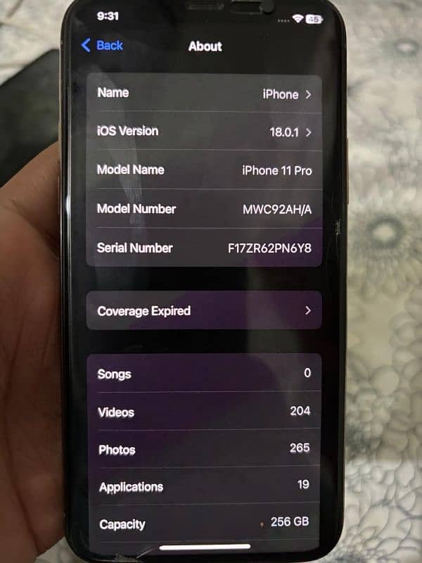 iPhone 11 pro 256Gb 6