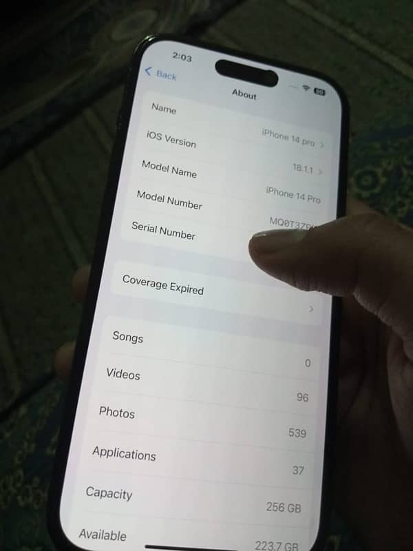 iphone 14 pro only phone 256 GB Factory Unlock 3