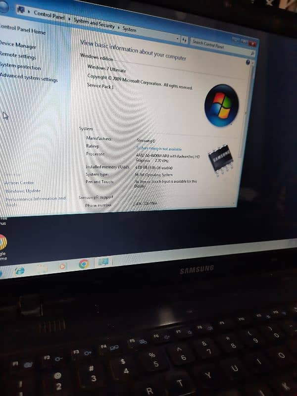 Samsung 4gb /300 gb Laptop 5