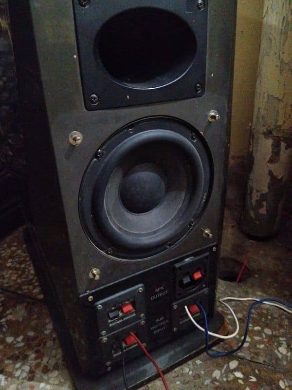 Panasonic subwoofer 6by6bass tube 0