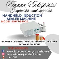 Induction Sealer Machine |Almunium foil ,Jar Sealer Packing Machine