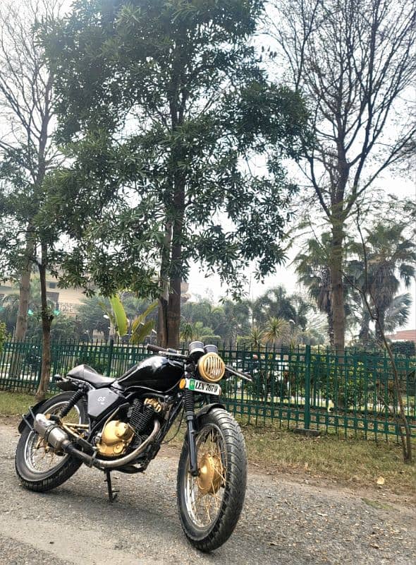 Suzuki GS 150 2019 Model Converted to Cafe Racer 1