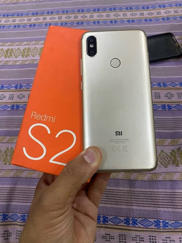 redmi S2 4/64 dual sim pta approved with box 0