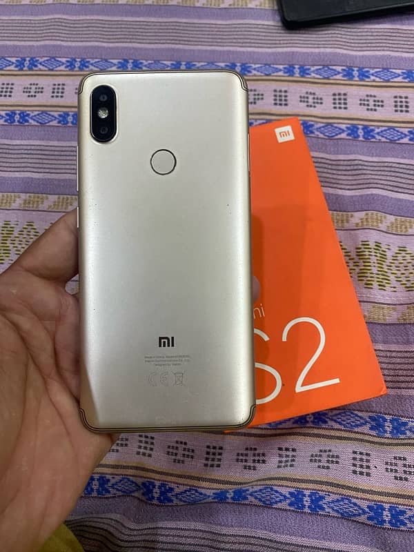 redmi S2 4/64 dual sim pta approved with box 1