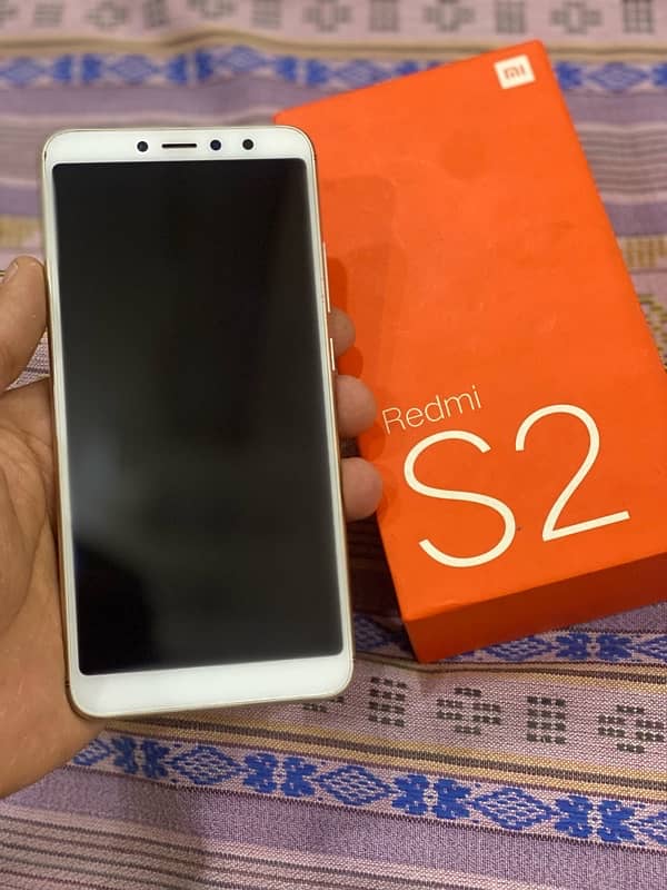 redmi S2 4/64 dual sim pta approved with box 4