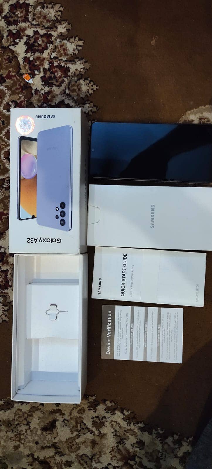 Samsung A32 Used - First Owner - Purple colour 1